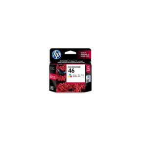 HP 46 Original High Yield Inkjet Ink Cartridge - Cyan, Magenta, Yellow Pack - 750 Pages