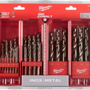 Milwaukee metal drill set - 25-piece - red cobalt